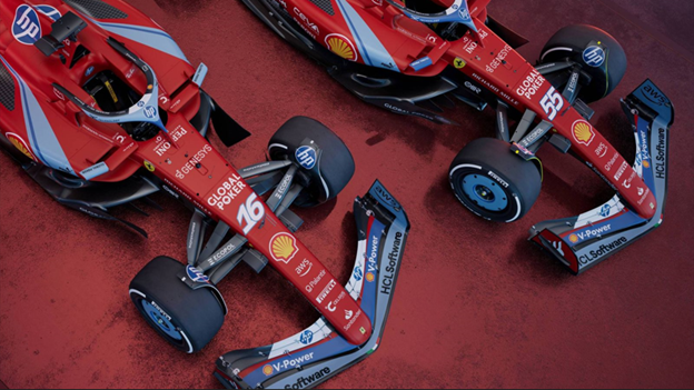 Ferrari Reveals New "Blue" Cars for Charles Leclerc and Carlos Sainz Ahead of the 2024 Miami Grand Prix Weekend