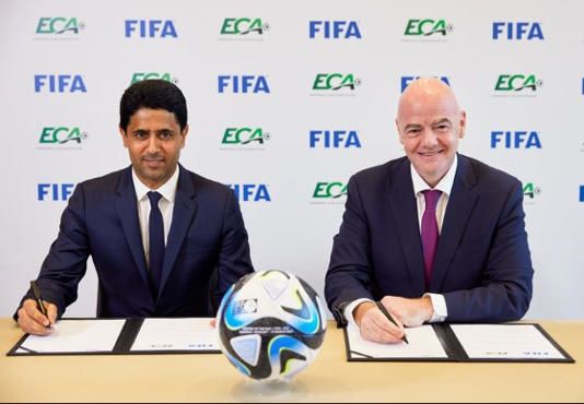 Al Khelaïfi e Infantino lograron un acuerdo histórico para el fútbol de