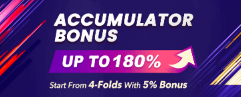 MSport Accumulator Bonus up to 180%