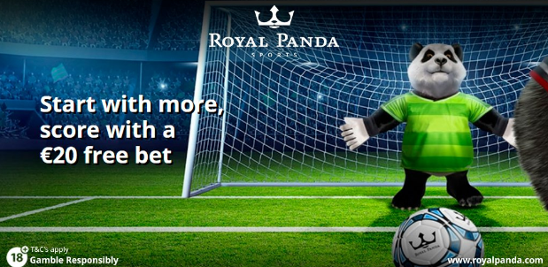 Image of the Royal Panda Welcome bonus page
