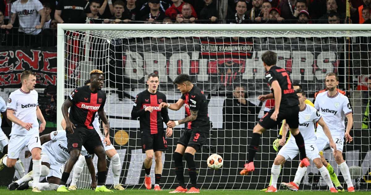 Bayer Leverkusen Remains Unbeaten After Defeating West Ham 2-0 in the Europa League First Leg