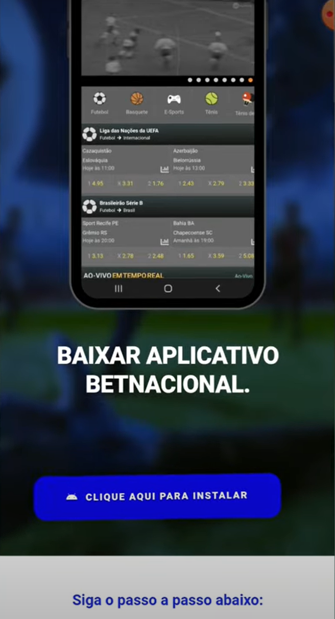 Betnacional app - Acesse e aposte do celular em Agosto 2024