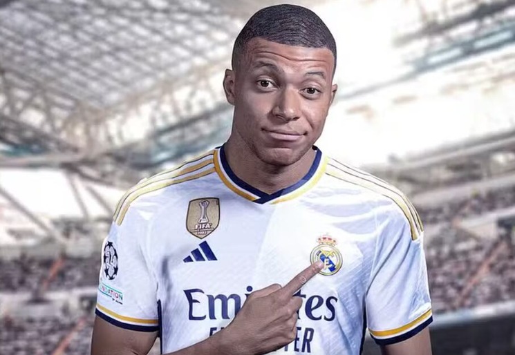 Kylian Mbappé, o novo reforço do Real Madrid, o atual campeão da Champions League