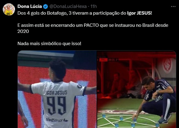 Jesus acabou com o pacto do Palmeiras?