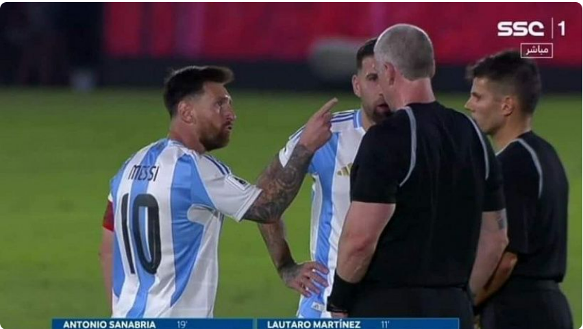 Messi insulta árbitro durante partida entre Paraguai e Argentina pelas eliminatórias da Copa do Mundo: "Você é uma m*rda"