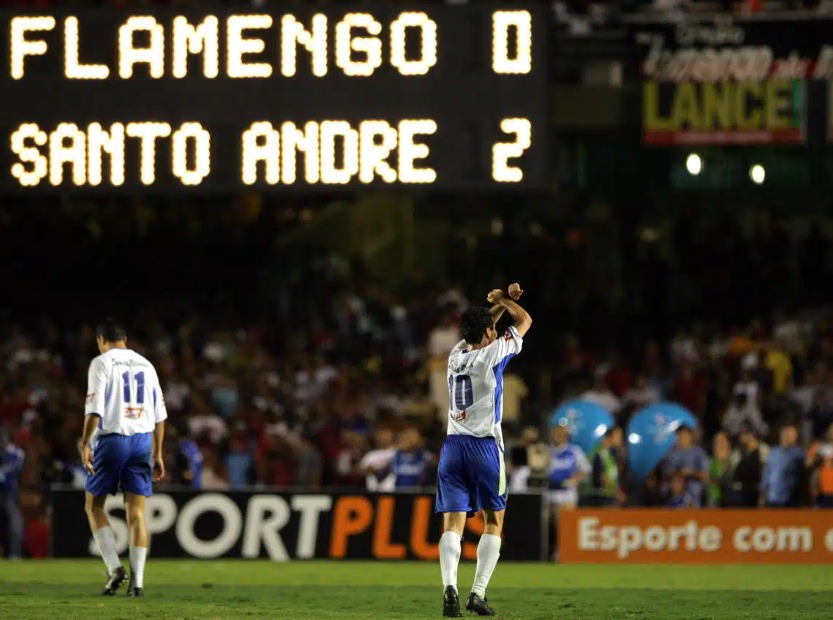 O Sto André de 2005 e uma das maioress zebras do futebol brasileiro