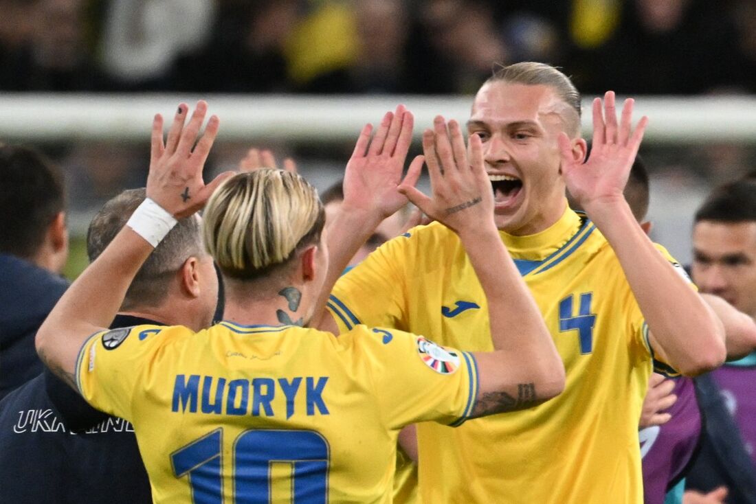 Ucrânia é a primeira equipe na história da Euro a sair do torneio com quatro pontos