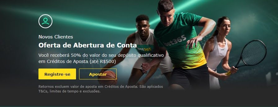 Bônus oferecido pela Bet365