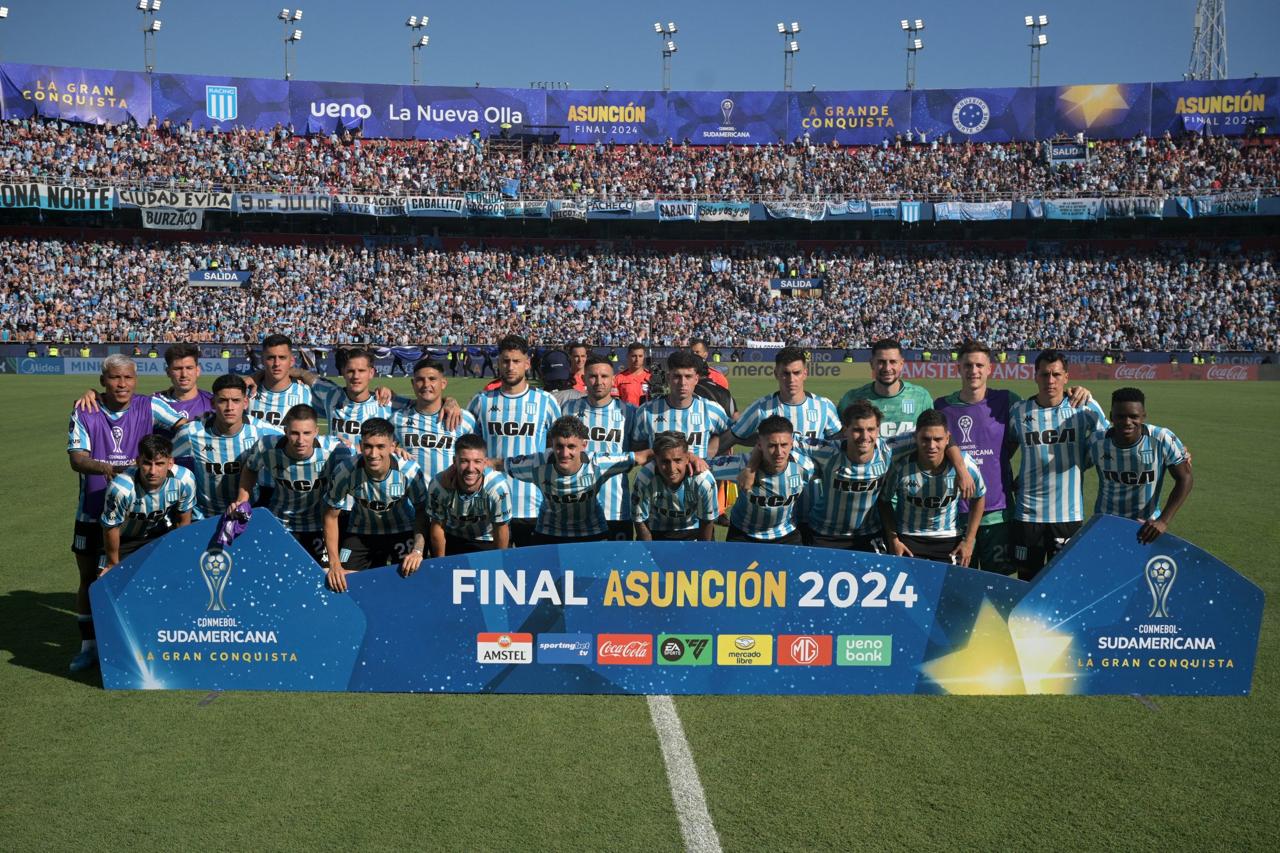 Racing campeão da Sul-Americana 2024