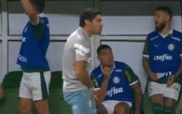 Abel explica gesto obsceno na eliminação do Palmeiras para o Flamengo. Auxiliar e Leila detonam Daronco