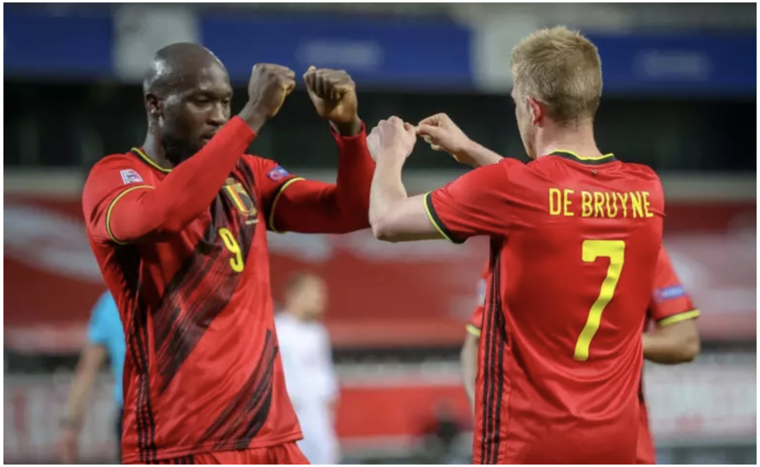 Lukaku e De Bruyne (Bélgica)