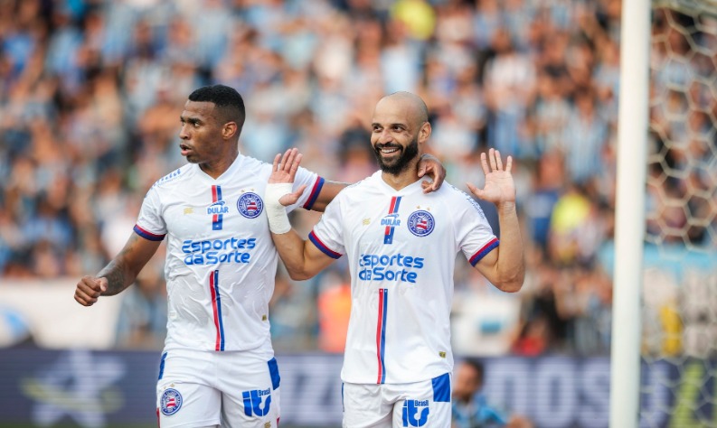 Teve lei do ex no jogo Bahia x Grêmio