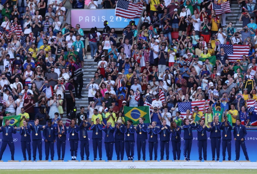 A medalha de ouro ficou novamente com os Estados Unidos