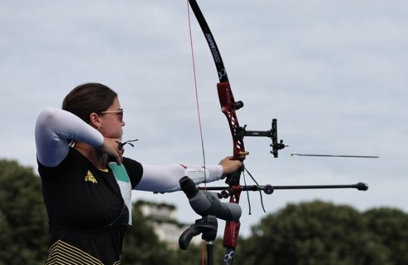 A arqueira brasileira Ana Luiza Caetano