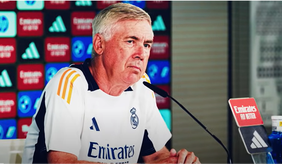 Ancelotti elogia atuação de gala de Vini Jr. na vitória do Real Madrid