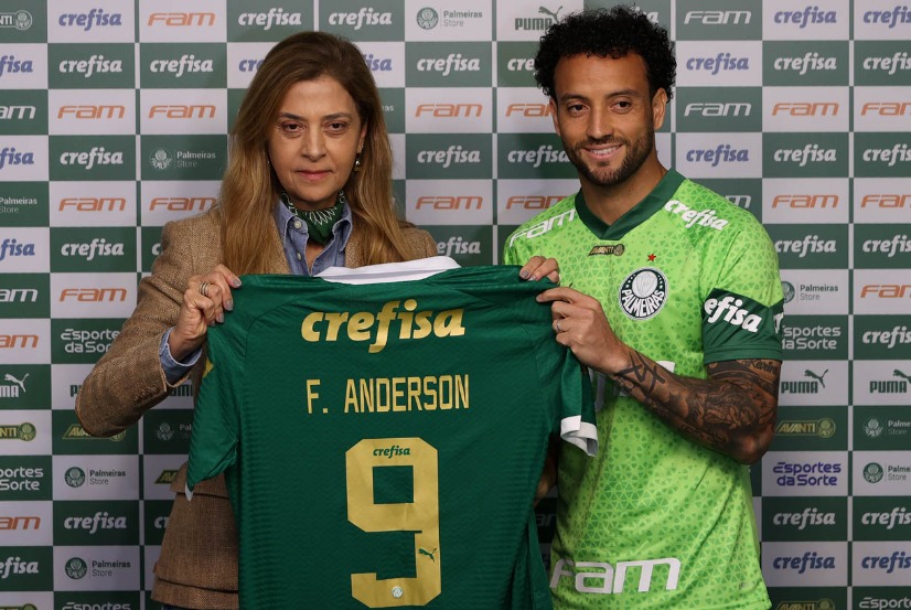 Felipe Anderson, o novo camisa 9 do Palmeiras