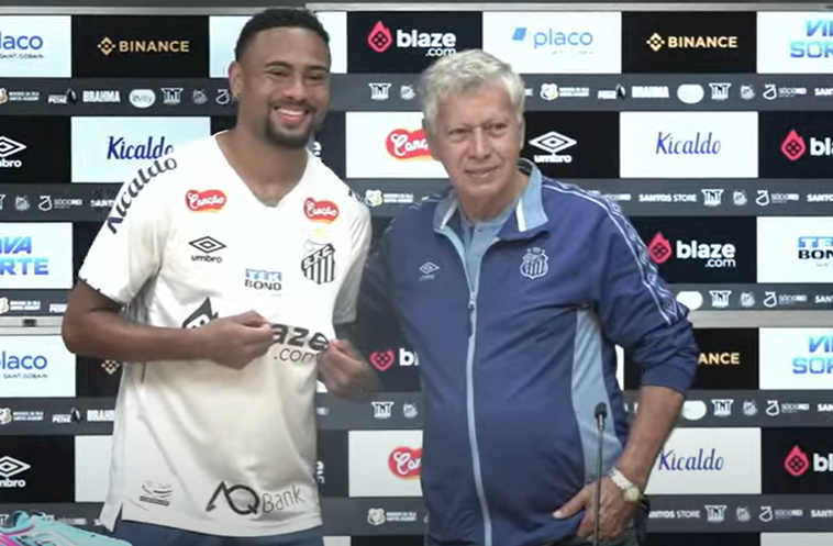 Wendel Silva brilha com gol de estreia e se consolida no time titular do Santos