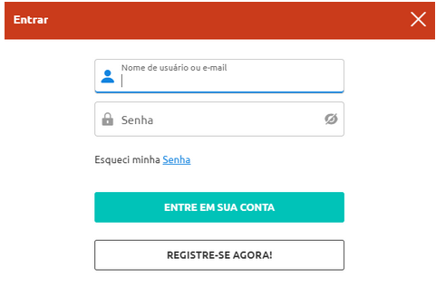 Passo a passo para login na Betboo