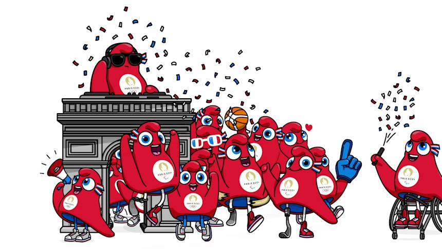 Mascotes Paris 2024