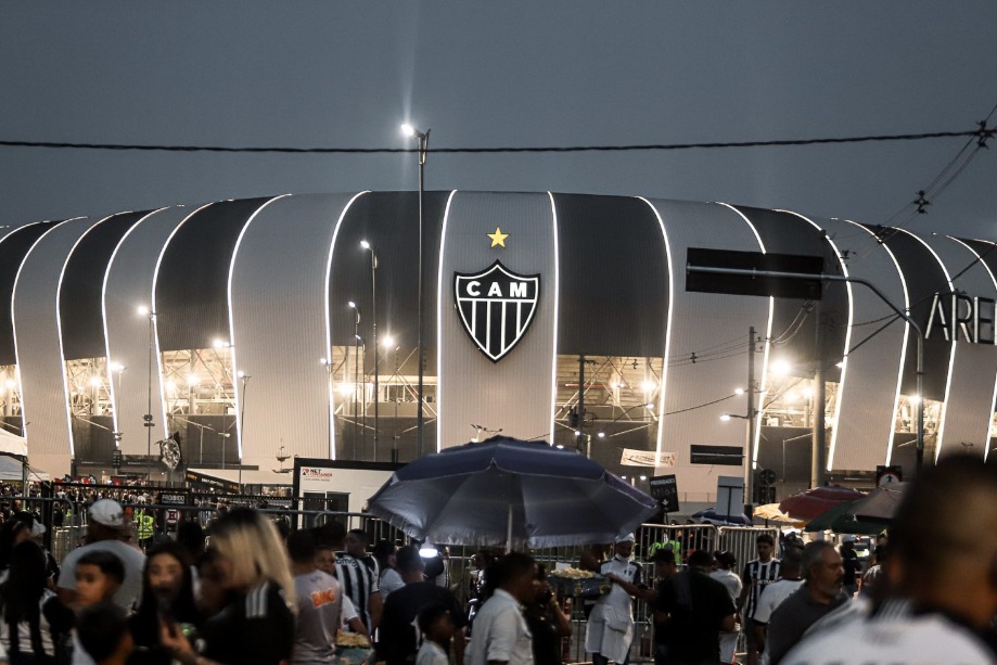 Arena MRV palco do segundo e decisivo jogo da final da Copa do Brasil