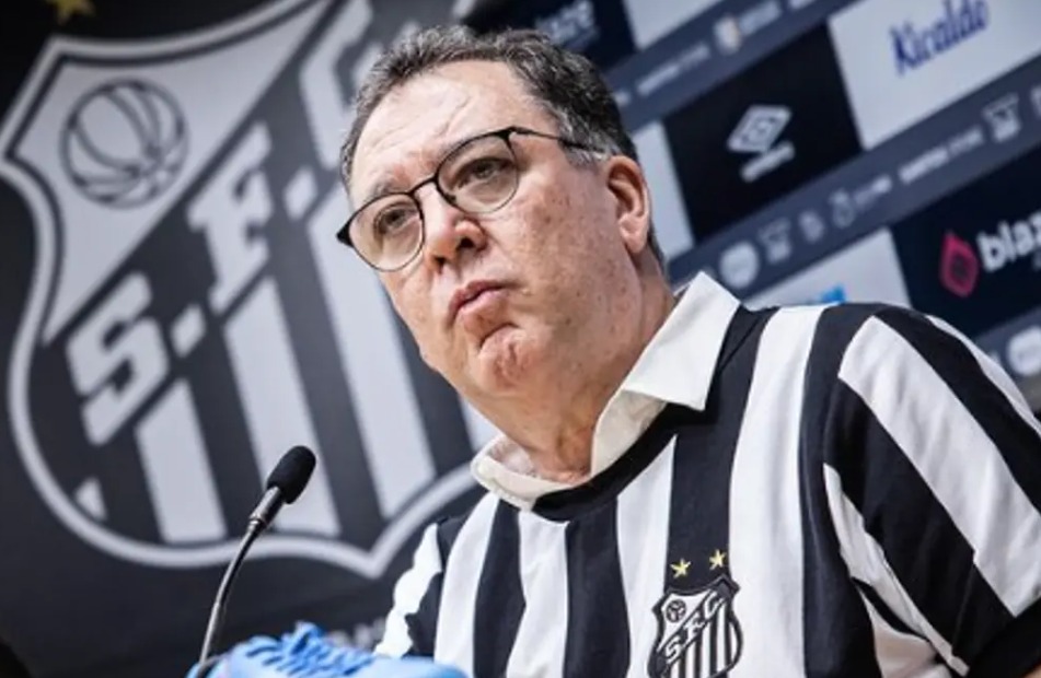 Marcelo Teixeira, presidente do Santos