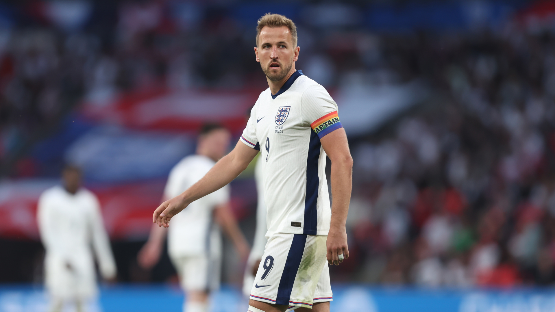 Harry Kane é o maior artilheiro da história dos play-offs da Eurocopa