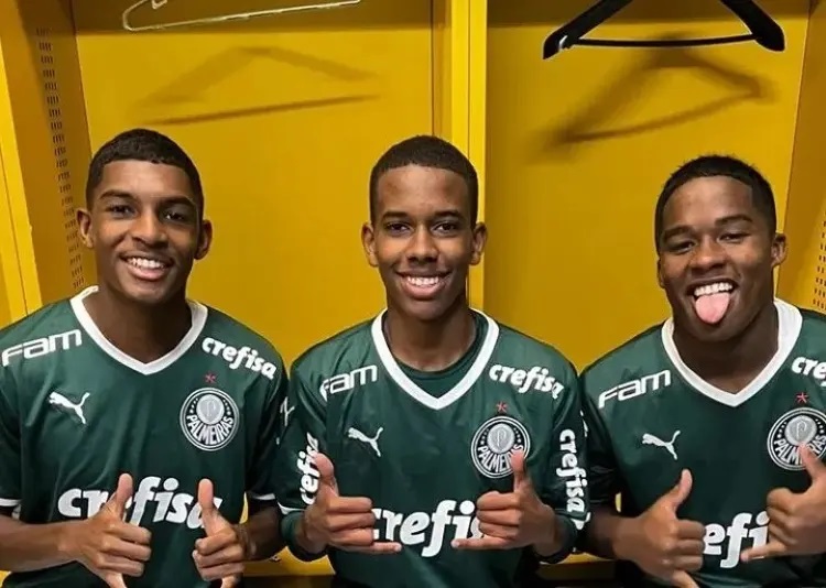 Após Endrick, Palmeiras pode ganhar R$ 520 milhões com Estêvão e Luis Guilherme