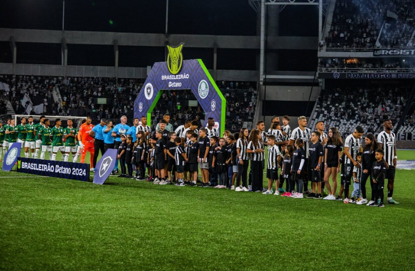 Botafogo e Palmeiras protagonizaram um grande espetáculo