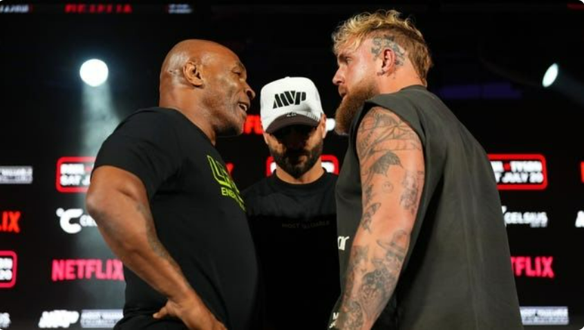 Jake Paul: Minha mãe não assiste minha luta com Mike Tyson porque os socos dele a assustam