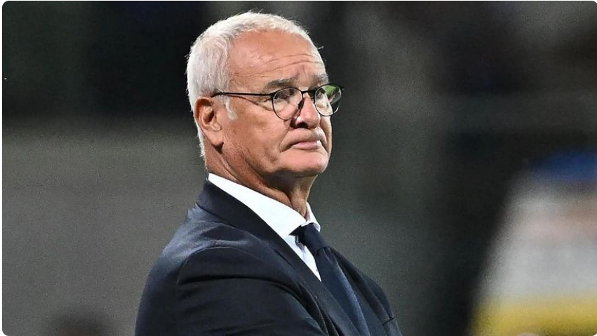 Ranieri confirma sua nomeação como treinador principal da AS Roma aos 73 anos