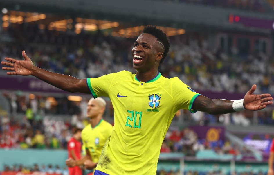 Vinicius Jr, um dos destaques do Brasil