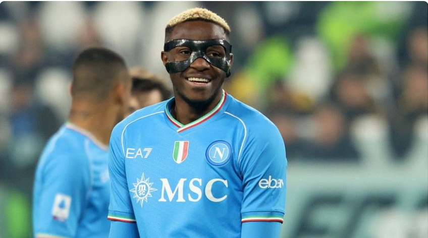 Calcio Napoli 24: Victor Osimhen na mira do Manchester United