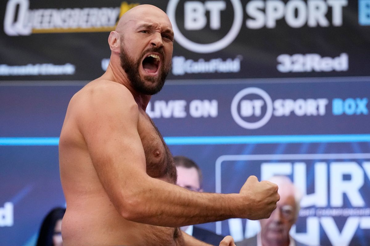 Tyson Fury reaccionó fuertemente a la cancelación de la pelea con el ucraniano Oleksandr Usyk