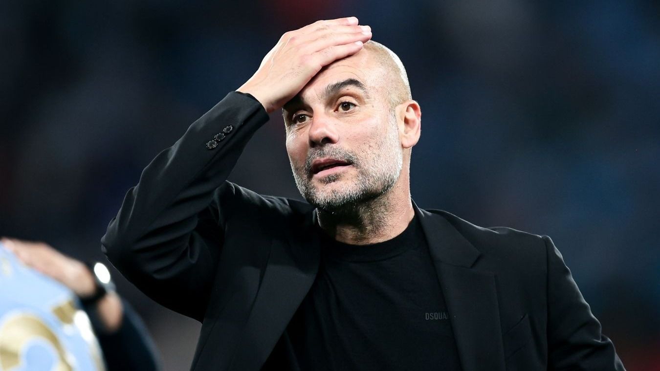 Guardiola Scratches His Face in Frustration After Draw with Feyenoord