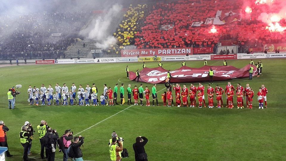 KF Tirana run out winners versus KF Laci 