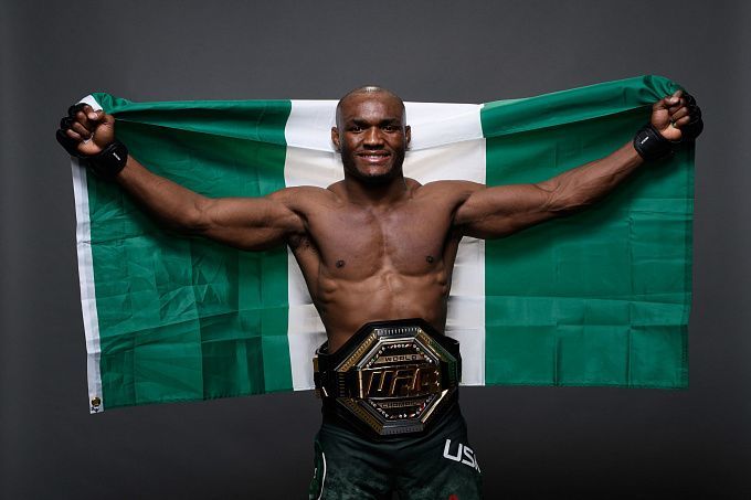 Kamaru Usman UFC Stats, Racord, Age, Net Worth, Wife, Family, Career,  Height & More 