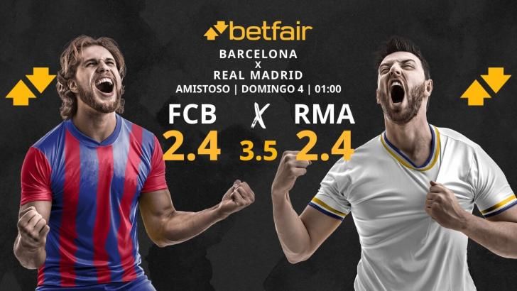 Se igualan las cuotas para el clásico de pretemporada Real Madrid vs. Barça