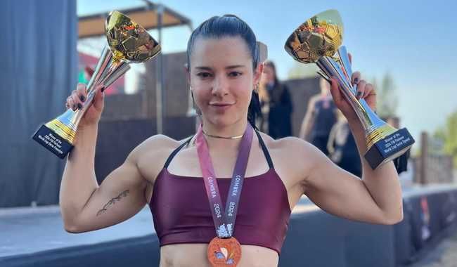 Ella Bucio deja en alto el nombre de México en serial de Copa del Mundo de Parkour