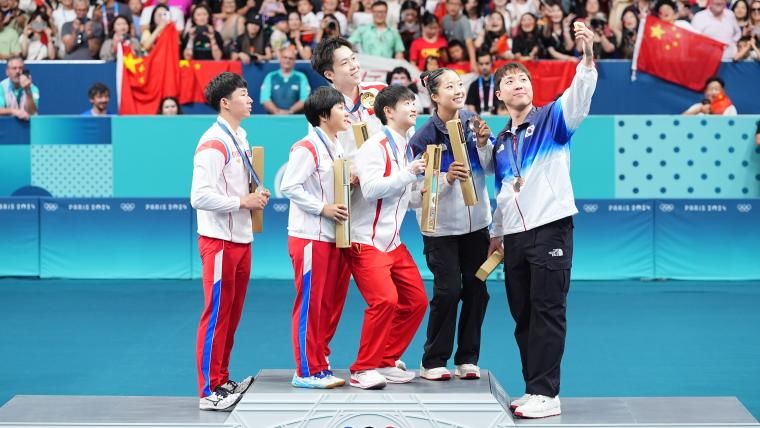 Two North Korean Table Tennis Medals Under Scrutiny for Smiling in Olympics Selfie with Rivals