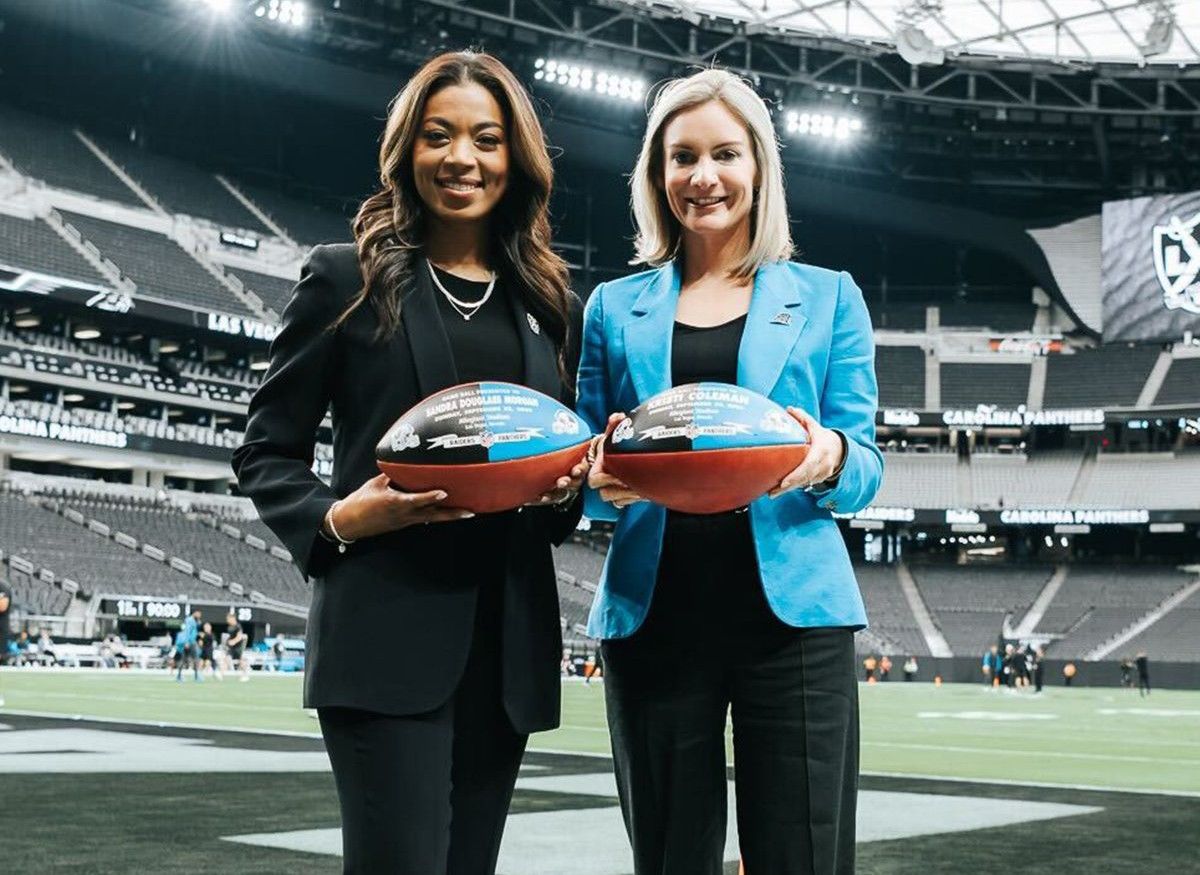 Panthers vs Raiders es el primer partido entre dos presidentas en la historia de la NFL