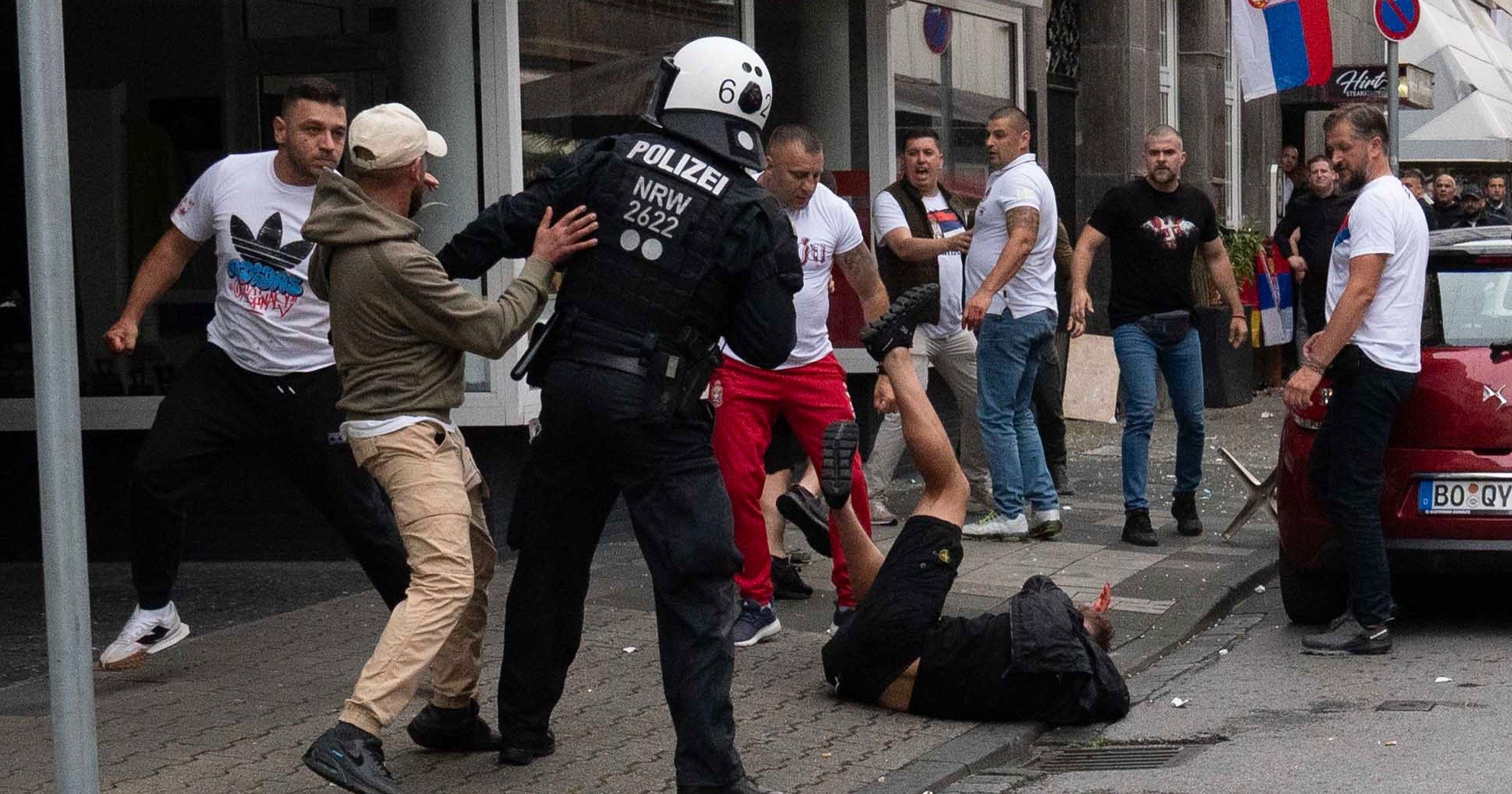 BBC Reports: Seven Serbian Fans Arrested After Altercation With England Supporters