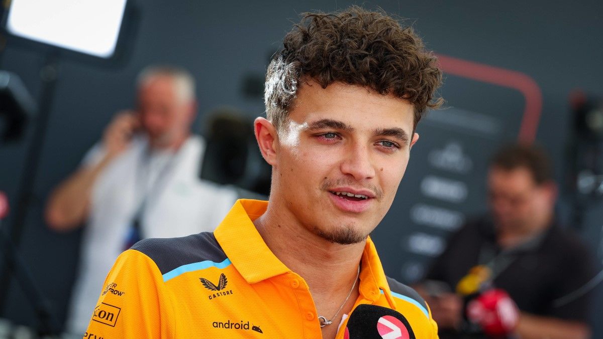 Lando Norris de McLaren consiguió el mejor tiempo en el entrenamiento del Gran Premio F1 de España 