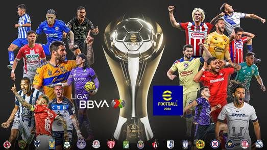 KONAMI y la LIGA BBVA MX dan a conocer la eLiga BBVA MX 2024