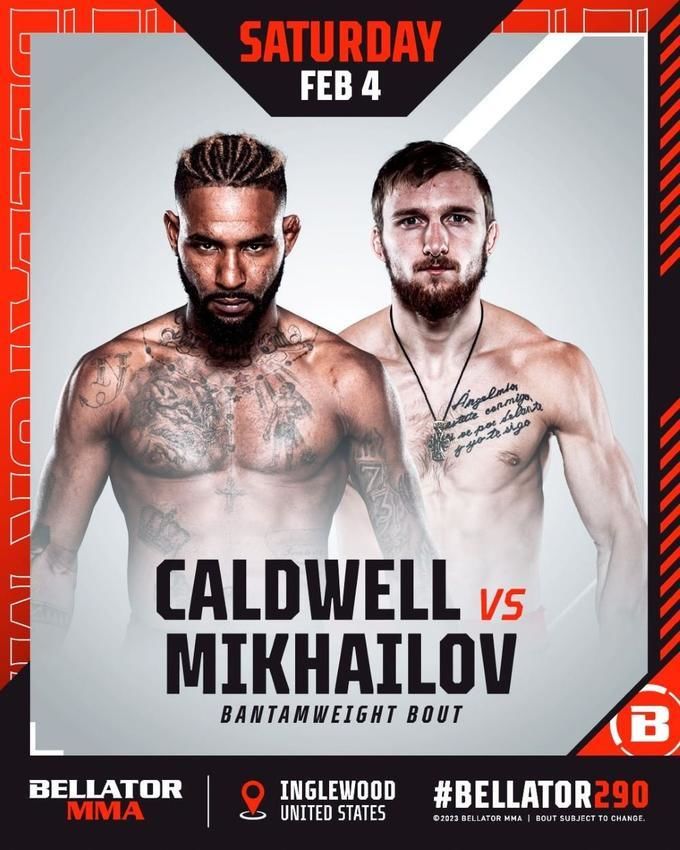 Nikita Mikhailov vs. Darrion Caldwell. Pronóstico, Apuestas y Cuotas | 5 de febrero de 2023