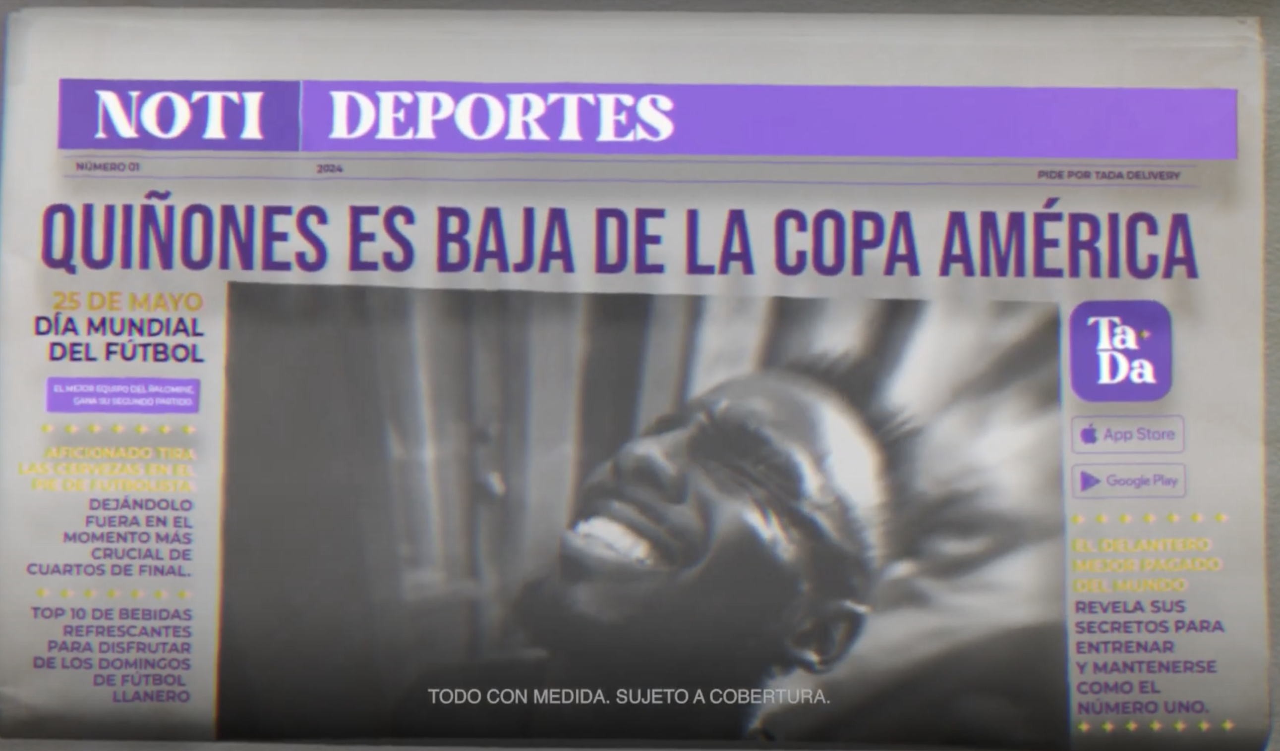 La nueva campaña del futbolista Julián Quiñones durante la Copa América