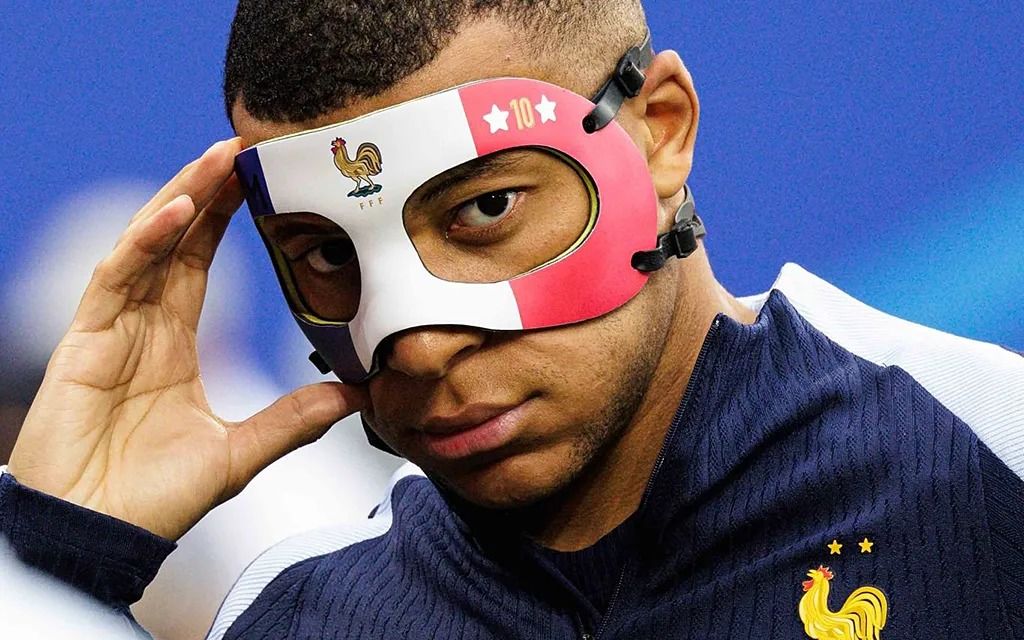 Mbappe Feels Uncomfortable Playing In Protective Mask At Euro 2024
