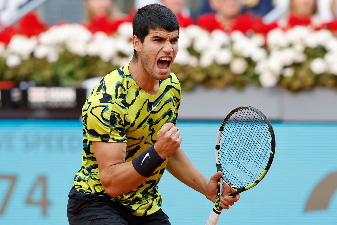 Con solo debutar en Roma, Carlos Alcaraz recuperó el primer puesto de la ATP