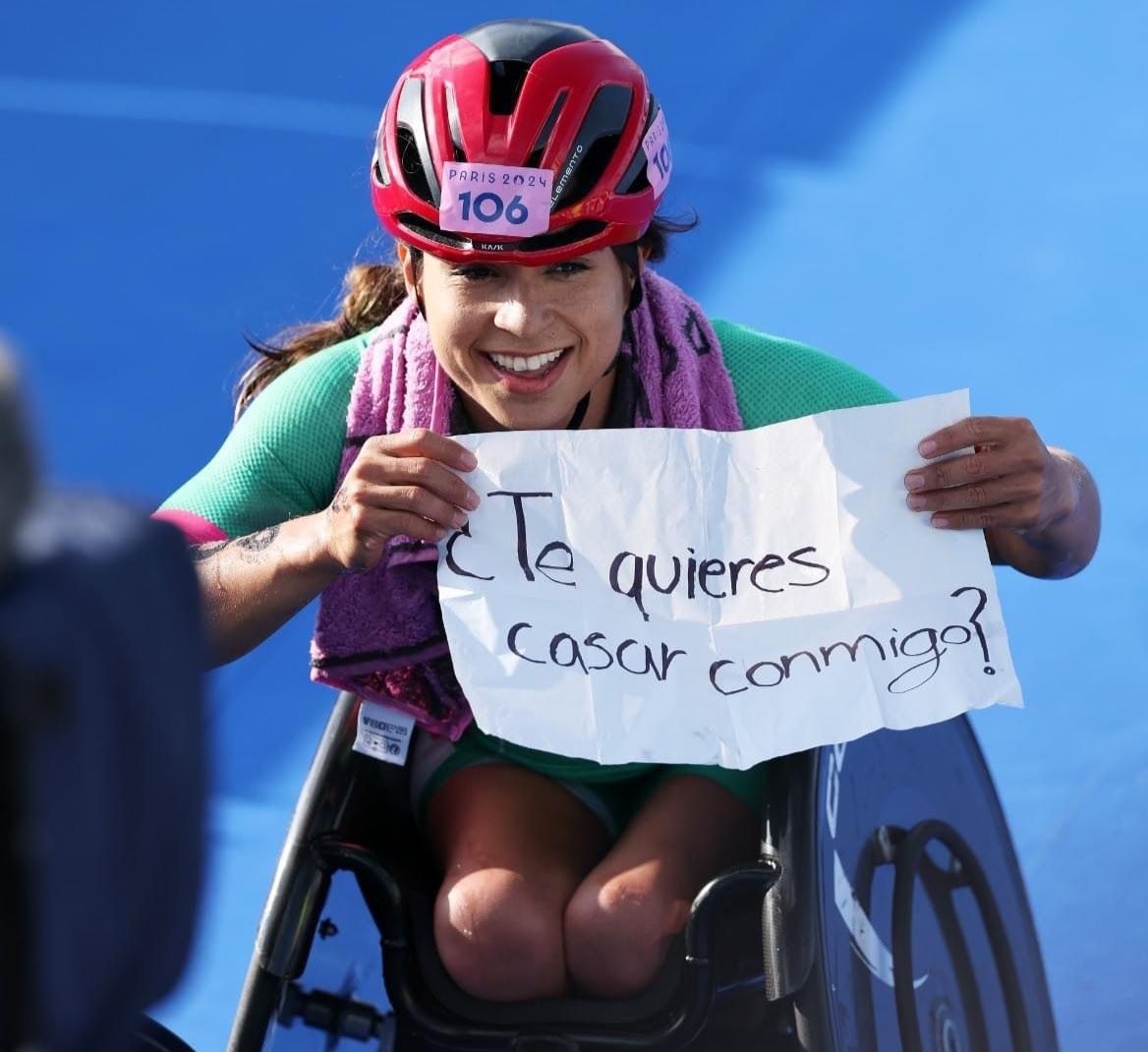 Brenda Osnaya pide matrimonio en los Juegos Paralímpicos