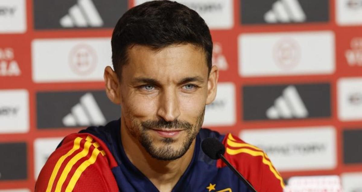 Jesús Navas se despide de la selección de España 