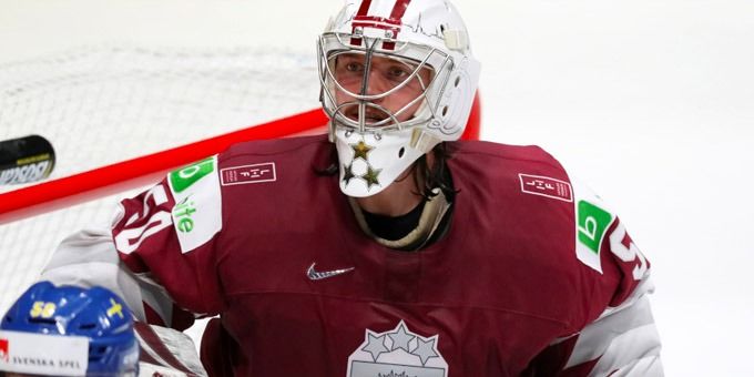 Latvian National Team Goalkeeper Loses 7 Kilos In 2024 Ice Hockey World Championship Match